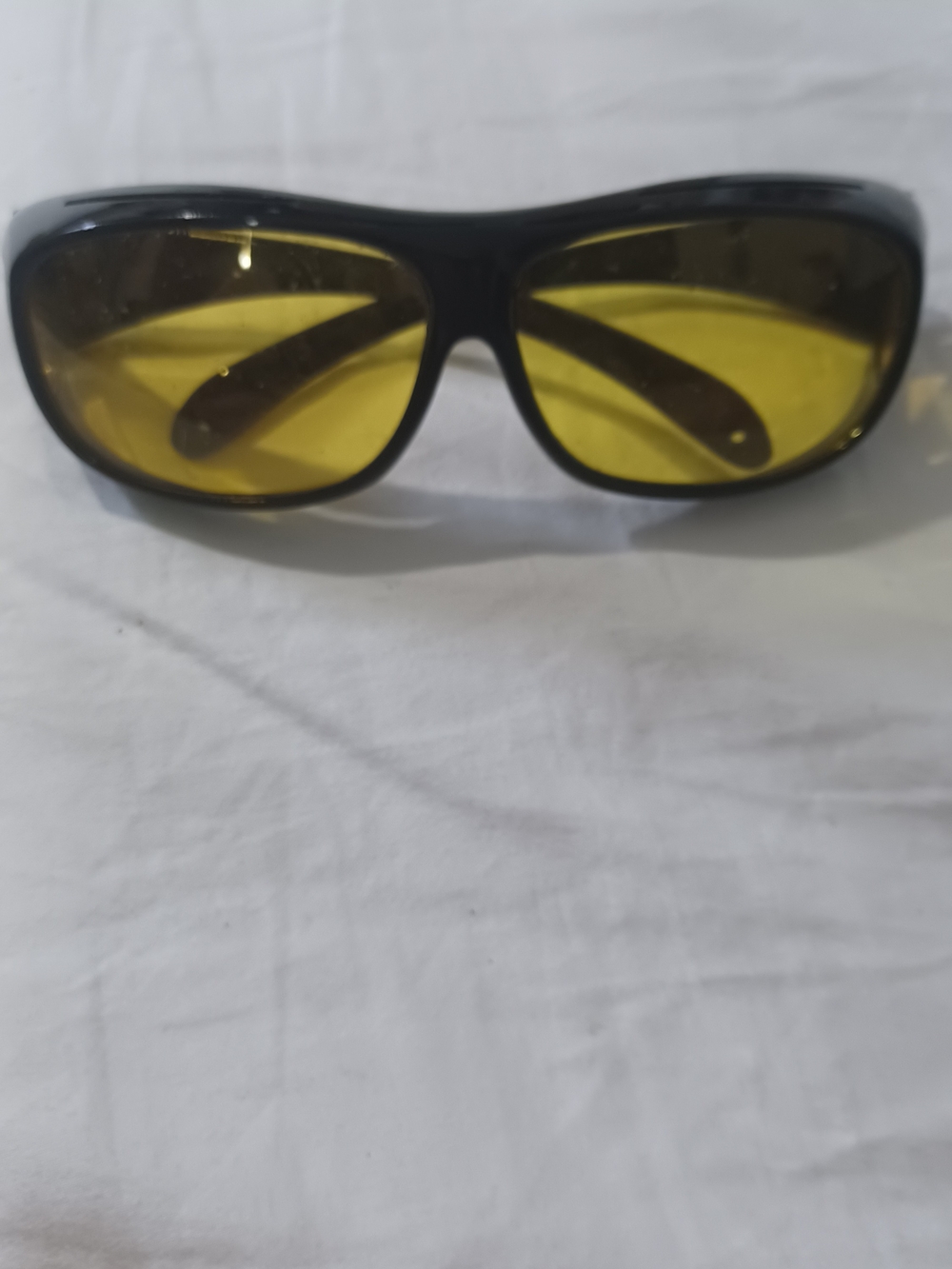Black Frame Yellow Lens Women's Sunglasses